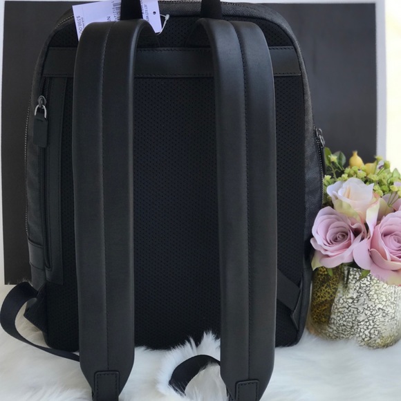 🌷MICHAEL KORS Black Signature Mens Backpack Set - Picture 3 of 8